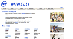 Desktop Screenshot of minelli-bikes.com