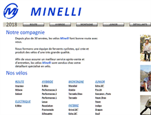 Tablet Screenshot of minelli-bikes.com